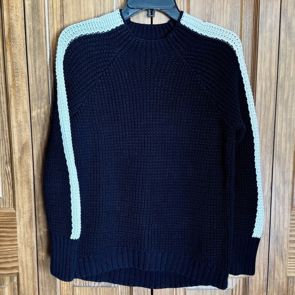 Victoria's Secret Cotton Mockneck Chunky Knit Cozy sweater Fall Winter Cold S
